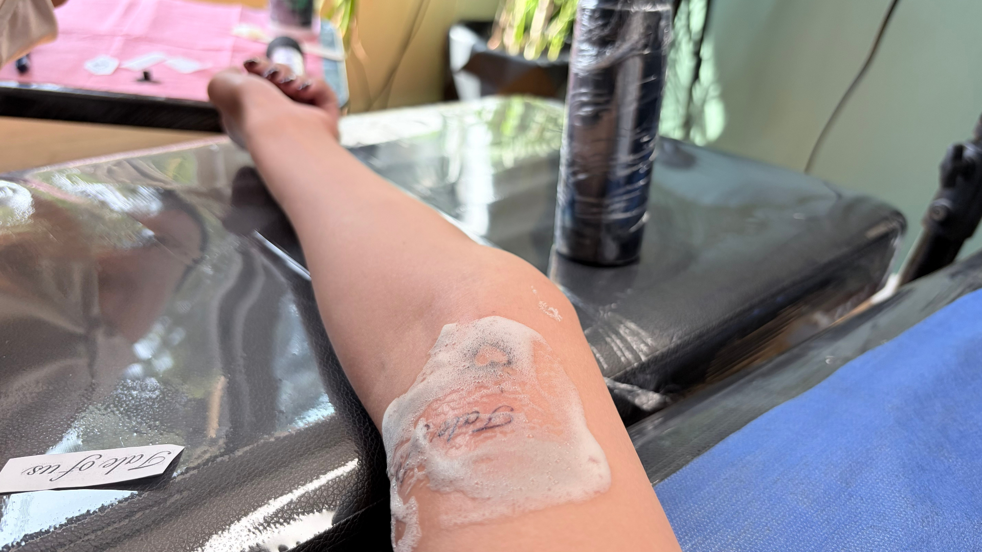 Aftercare wrapping guidance at MORSE INK